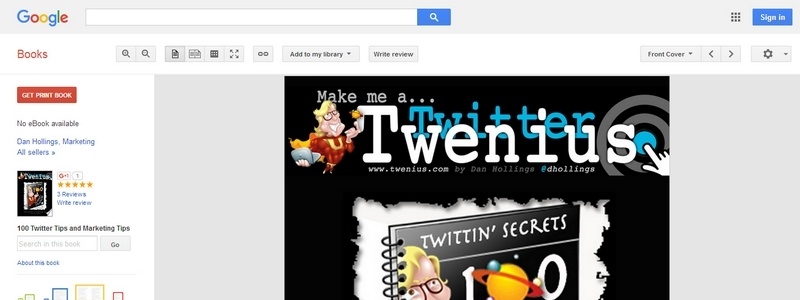 100 Twitter Tips and Marketing Tips by Dan Hollings