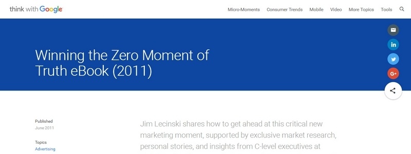 Winning the Zero Moment of Truth by Jim Lecinski