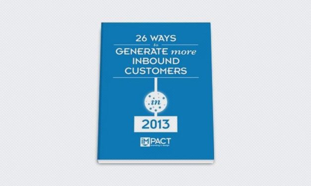 26 Ways to Generate More Inbound Customers in 2013