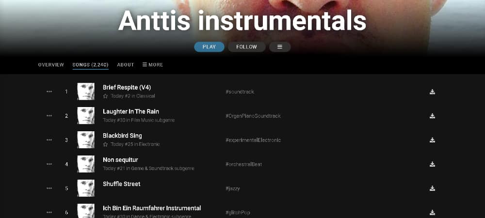 Free 2,000+ Music And Instrumental Pieces by Antti Luode