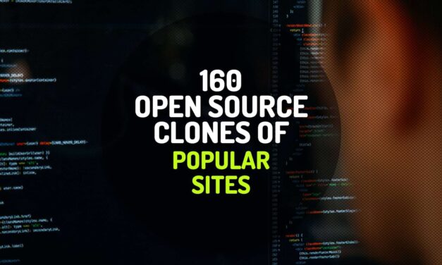 160 Open Source Clones of Popular Sites